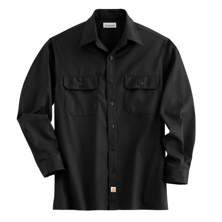 Carhartt Mens Twill Long Sleeve Work Shirt Button Front S224